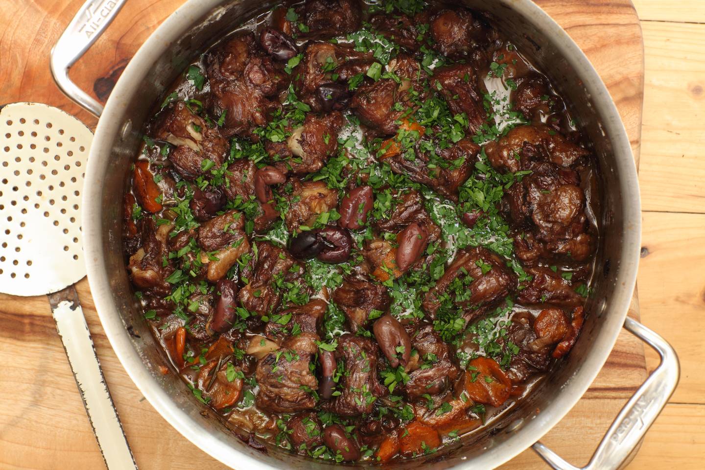 Oxtail with Orange, Olives and Walnuts Recipe | Maggie Beer