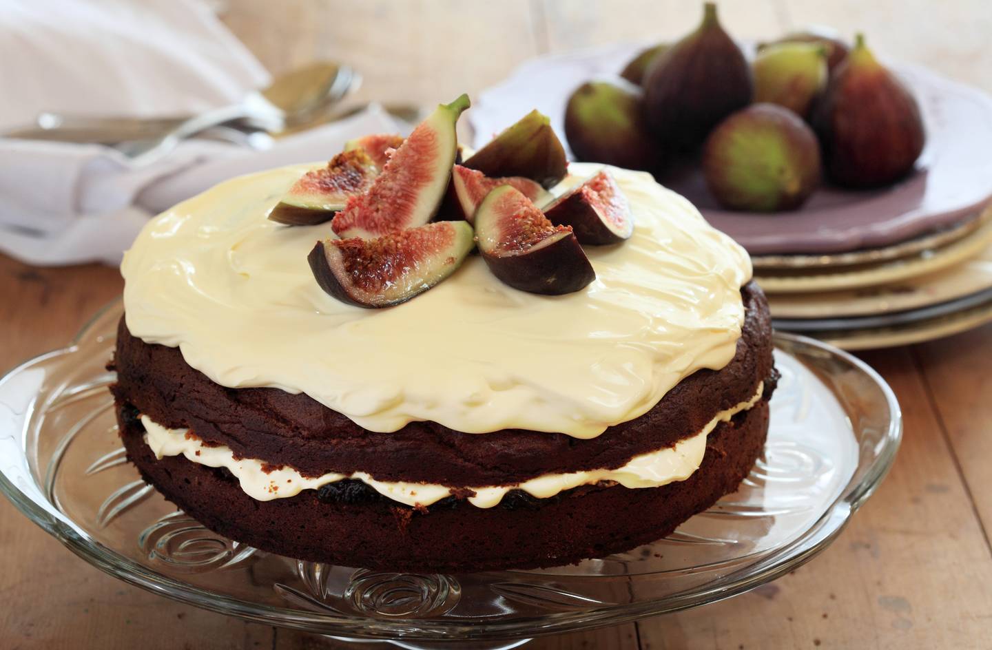 Burnt Fig Jam and Almond Cake Recipe | Maggie Beer