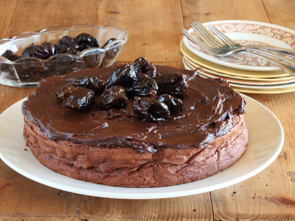 Ottolenghi's Prune and Walnut Cake with Brandy