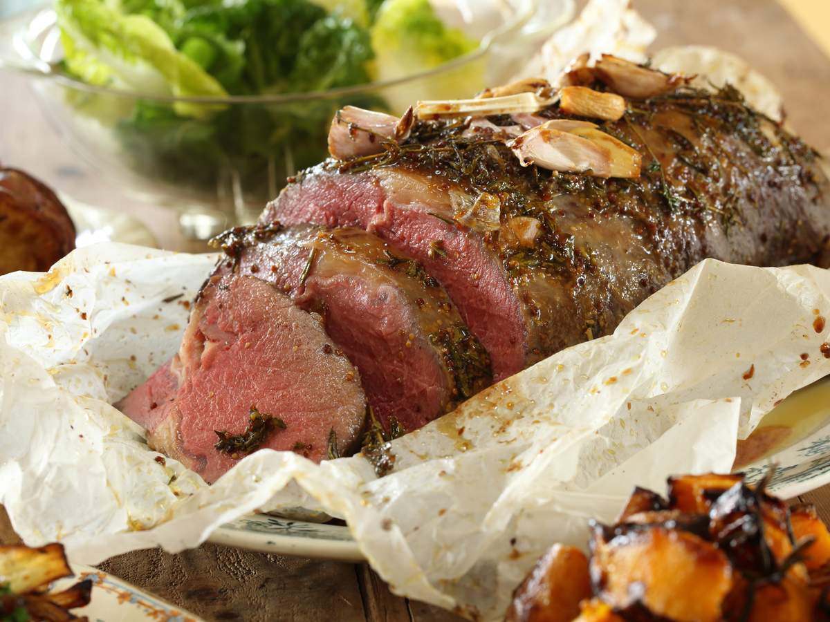Slow Roasted Scotch Fillet With Vino Cotto Rosemary Recipe Maggie Beer