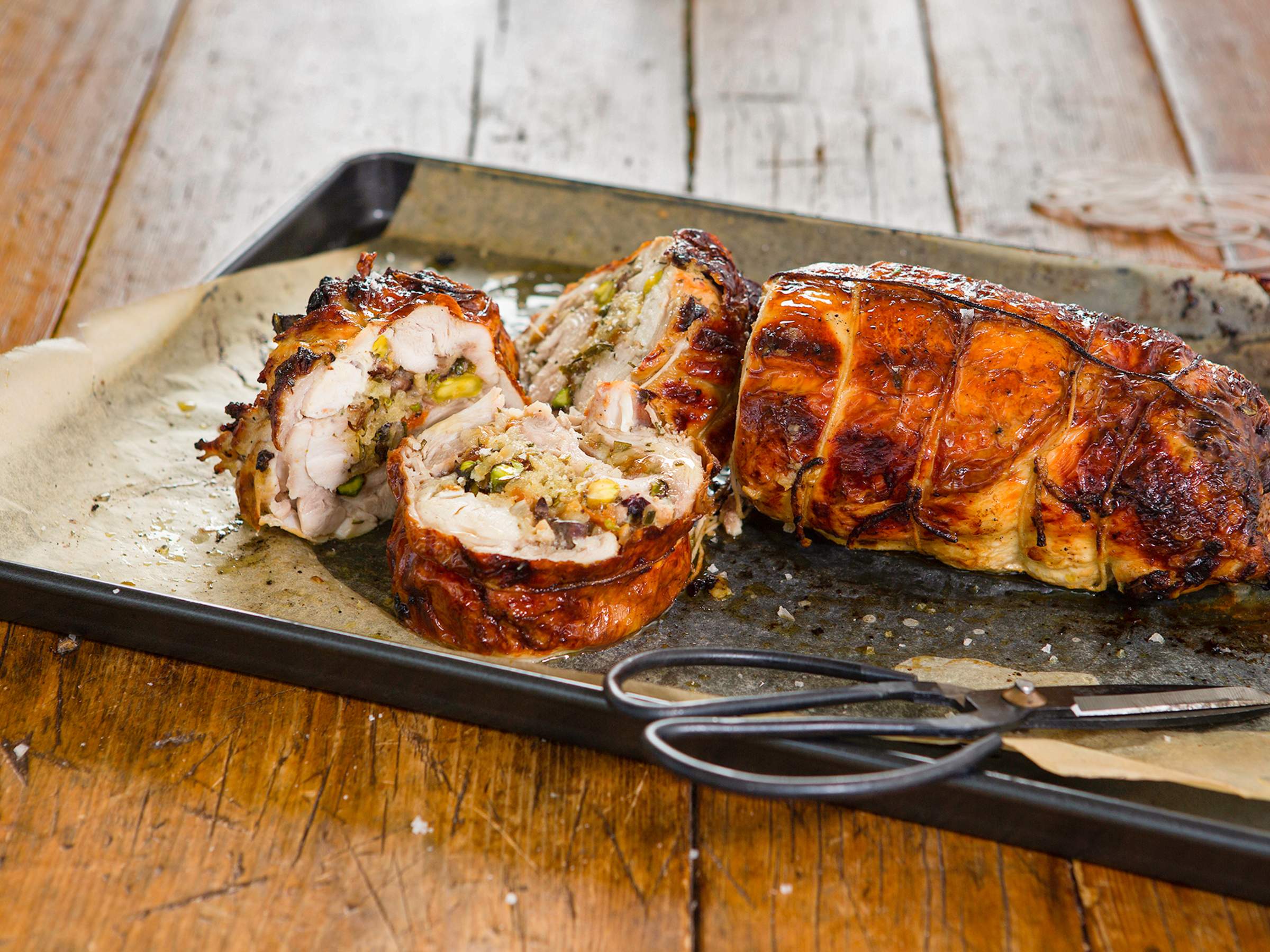 rolled-stuffed-chook-recipe-maggie-beer